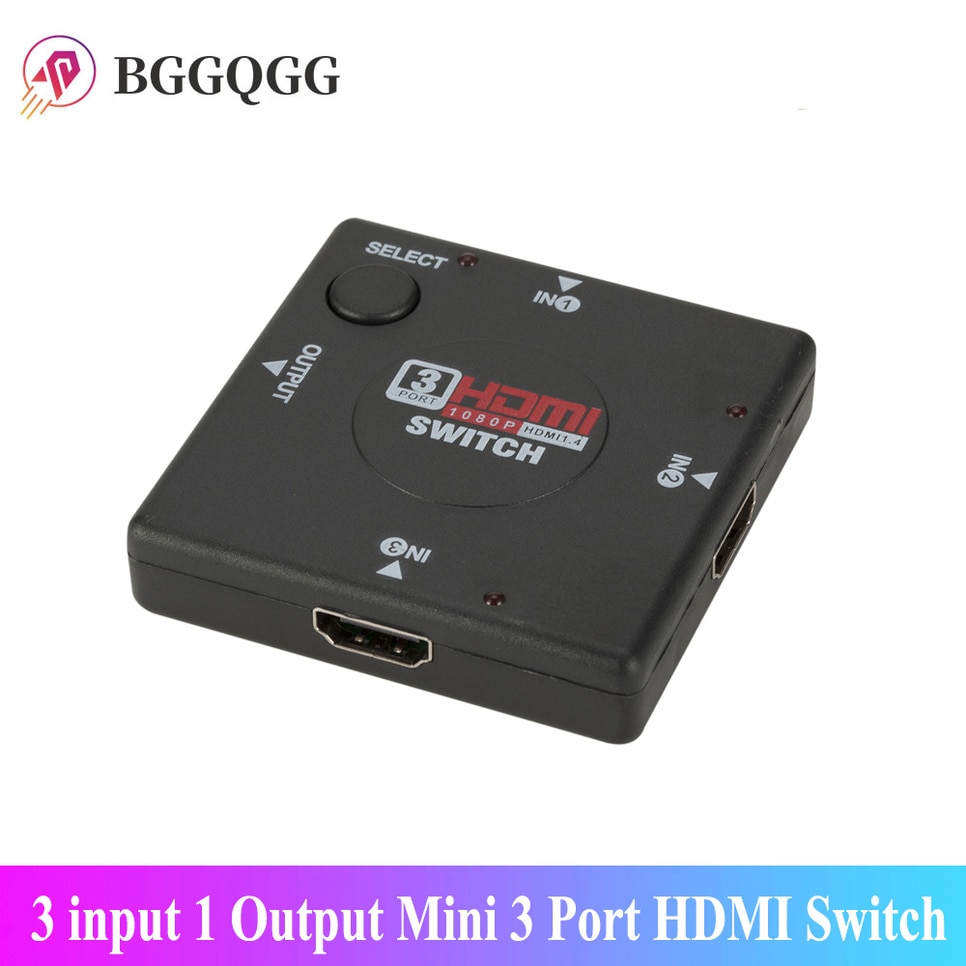 BGGQGG HD 3 Է 1  ̴ 3 Ʈ HDMI ġ ..